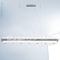 Kolarz Rettangolo 6040.80150/W люстра сусальное серебро белый длина 155cm мин. высота 29cm макс. высота 262cm 1 лампа led — фото 1
