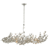 Farfalle Large Linear Chandelier патинированное серебряное покрытие