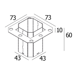 CONCRETE BOX 153 Delta Light OPTIONS монтажный короб с глубокой рамкой