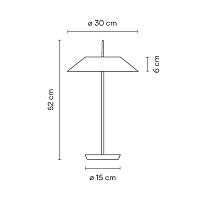 Mayfair,Table Graphite and green 2700K,SENSOR