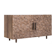 Tessellate Console Smoky Oak with Bronze handles Porta Romana