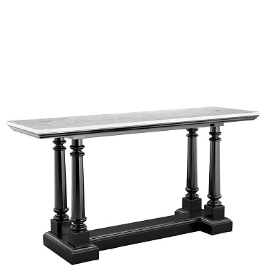 109409 Console Table Walford waxed black finish таблица Eichholtz