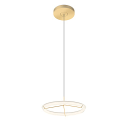 235020/23 Vibia Halo подвесной светильник золотистого цвета с кольцом