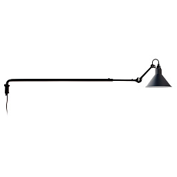 213 BL-BLUE CONIC DCW 213 настенный светильник с поворотным рычагом и синим плафоном