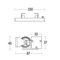 Tratto Wall 24V 300 GH1533.AHXO300EL