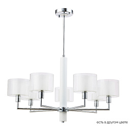 MAESTRO SP-PL7 CHROME Crystal Lux MAESTRO потолочная люстра с семью матовыми плафонами на крестовидной штанге