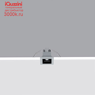 MQ75 Laser Blade iGuzzini Square Recessed luminaire - LED - Warm white - Flood optic