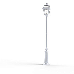 148008001 Roger Pradier Place Des Vosges уличный фонарный столб белого цвета с декоративным фонарём