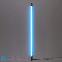 06940BLU Seletti Linea неоновый светильник с вертикальной трубкой синего свечения