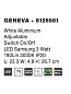 8126581 GENEVA Novaluce настенный светильник LED Samsung 3Вт 190Lm 3000K IP20