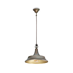 3120 Moretti Luce Atelier потолочный светильник с металлическим абажуром в классическом стиле
