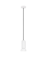 Sandy White Ceramic Shade & Sandy White Steel Base LED GU10 1x10Watt 100-240Volt IP20 Bulb Excluded D:11 H:223 cm