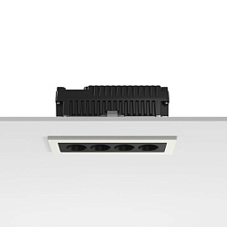Flos Mile встраиваемый спот прямоугольной формы грунтовый