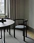 41811ELPL080 New Works Bukowski Chair, Black / Pur lin LI 419 80 — фото 13