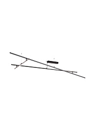 Freeline F44 Black Fabbian Freeline Потолочный светильник
