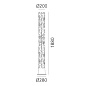 1157W10APP Artemide New торшер — фото 3