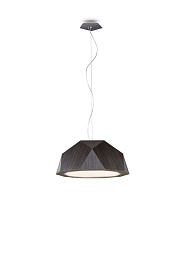 D81A01 E27 - Dark wood colour Fabbian Crio подвесной светильник с лепестковыми элементами из дерева