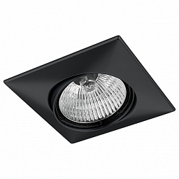 011037 Lightstar Lega встраиваемый точечный потолочный светильник черный