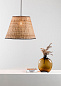 65134-72 Faro SUMBA Black/rattan pendant lamp потолочный светильник черный — фото 1
