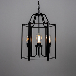 MLBP052 Mullan Lighting Portroe подвесной уличный фонарь с четырьмя лампами в металлическом защитном каркасе