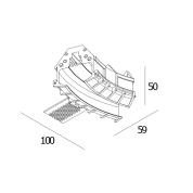 SPM20 - CORNER SET - R 45° S 23302 0030 Delta light