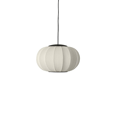 KWO45 PW LED Knit-Wit Made By Hand Подвесной светильник с овальным абажуром белого цвета с LED