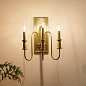Karthe 3 Light Wall Sconce Natural Brass настенный светильник 52473NBR Kichler — фото 6