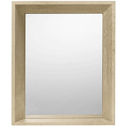 1104271108 Ferm Living Lancet зеркало в каменной раме с прямоугольной формой