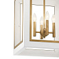 Vath 16" 4 Light Foyer Pendant White & Natural Brass подвесной светильник 52029WHNBR Kichler — фото 2