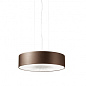 SPSKI100LEDMABC Axolight Skin 100 SP LED Chandelier with eco кожаный абажур белый; коричневый — фото 1