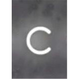 настенный светильник с подсветкой буквы c в строчном регистре
