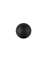 Sandy Black Aluminium & Polycarbonate LED 3Watt 220-240Volt 130Lm IP65 3000K D:12 W:4 cm