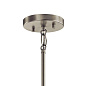 Crosby 3 Light Convertible Chandelier Brushed Nickel люстра 43997NI Kichler