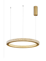 Triac Dimmable Antique Brass Aluminium & Acrylic LED 60 Watt 220-240 Volt 3530Lm 3000K IP20 D: 60 H: 120 cm
