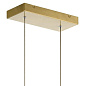 Arabella 3000K LED 5 Light Linear Chandelier Champagne Gold люстра 84067CG Kichler — фото 2
