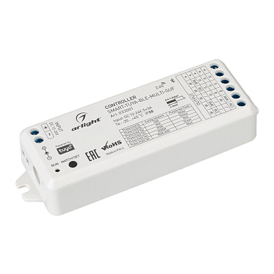 033001 Arlight Контроллер SMART-TUYA-BLE-MULTI-SUF (12-24V, 5x3A, RGB-MIX, 2.4G)