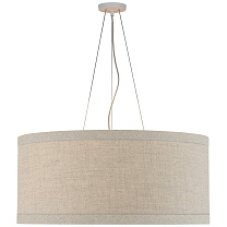 Walker Large Hanging Shade светлый кремовый с абажуром из натурального льна