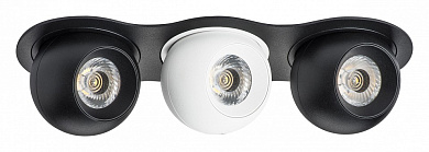 встраиваемый потолочный светильник черный