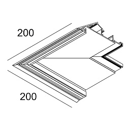 SPT PRO - CORNER SET 90° EXT B Delta Light PR SPLIT-IT