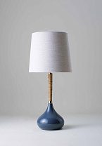 Kingfisher shown with 14 Bongo in Natural Linen with Cream Card lining