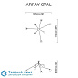 ARRAY OPAL люстра CTO LIGHTING ARRPEMBZGO — фото 3