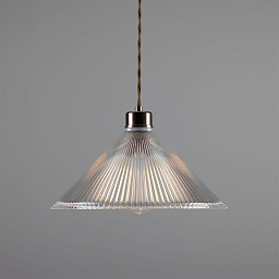 MLP253 Mullan Lighting Rebell подвесной светильник с призматыческим стеклянным конусным плафоном