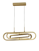 Triac Dimmable Gold Aluminium & Acrylic LED 50 Watt 220-240 Volt 3000Lm 3000K IP20 L: 64 W: 44 H: 120 cm