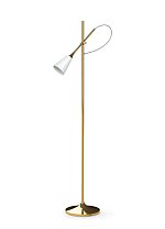 Торшер Jamz Lladro, для чтения, золотой