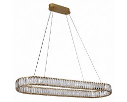 8242N/90 oval brass Newport Crystal подвесной светильник
