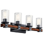 Barrington 4 Light Vanity Light Distressed Black настенный светильник 37423 Kichler