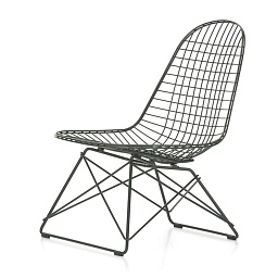 4055737206849 Vitra Wire Кресло металлическое решётчатое тёмно-зелёное