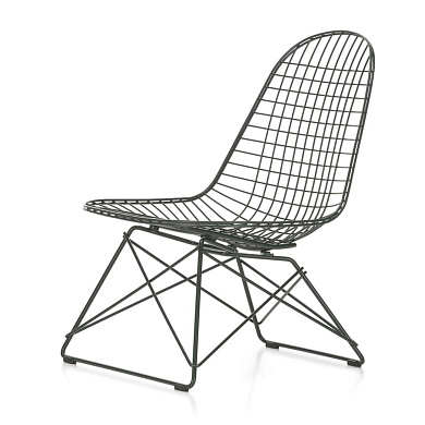 4055737206849 Wire Vitra Кресло металлическое решётчатое тёмно-зелёное