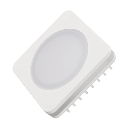 016962 Arlight Sol встраиваемый квадратный потолочный светодиодный светильник с матовым рассеивателем и контурной подсветкой