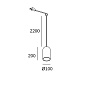 71-8480-05-DC Leds C4 Eclipse Conic for Deltatrack черный — фото 1